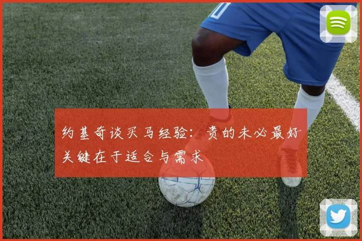 约基奇谈买马经验：贵的未必最好关键在于适合与需求